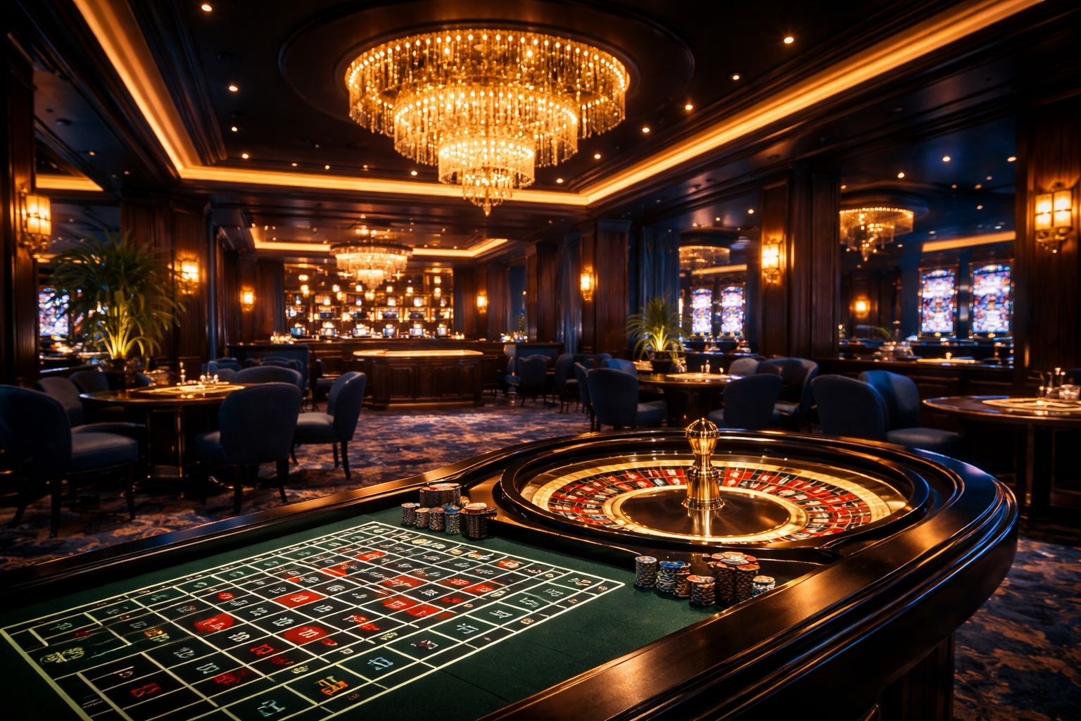 58M: Sảnh Casino Được Thiết Kế Cho Dealer Trực Tiếp, Bàn Chơi, Và Đa Dạng Slot